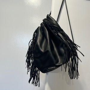 Black Victorias Secret Fringe Backapack